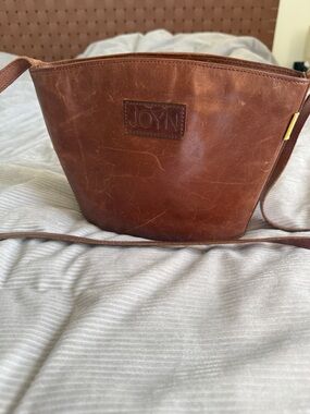 Joyn Brown Leather Crossbody Bag